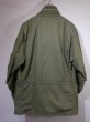 画像2: 60s US ARMY M-65 COTTON SATEEN OG-107 FIELD JACKET 1ST TYPE M-R ZIPPER MODIFY (2)
