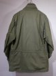 画像2: 60s US ARMY M-65 COTTON SATEEN OG-107 FIELD JACKET 1ST TYPE M-R ZIPPER MODIFY (2)