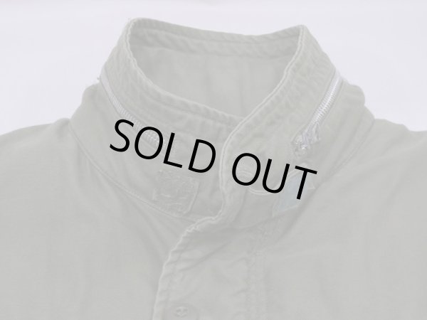 画像4: 60s US ARMY M-65 COTTON SATEEN OG-107 FIELD JACKET 1ST TYPE M-R ZIPPER MODIFY (4)