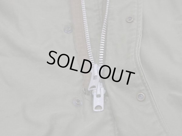 画像8: 60s US ARMY M-65 COTTON SATEEN OG-107 FIELD JACKET 1ST TYPE M-R ZIPPER MODIFY (8)