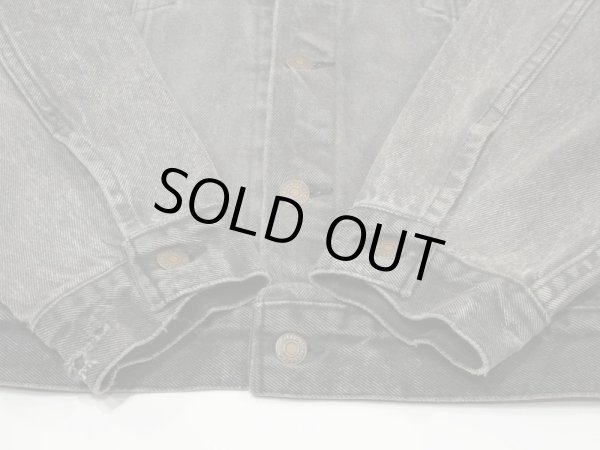 画像8: 80s Levi's 70507-0253 ACID BLACK DENIM JACKET GJ MADE IN USA (8)