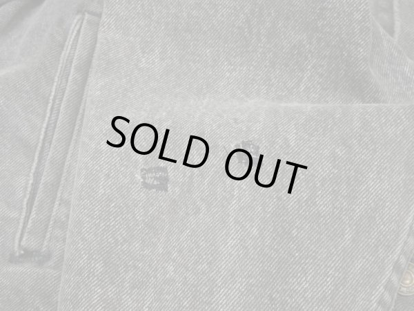 画像9: 80s Levi's 70507-0253 ACID BLACK DENIM JACKET GJ MADE IN USA (9)