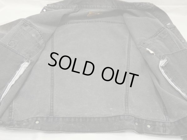 画像10: 80s Levi's 70507-0253 ACID BLACK DENIM JACKET GJ MADE IN USA (10)