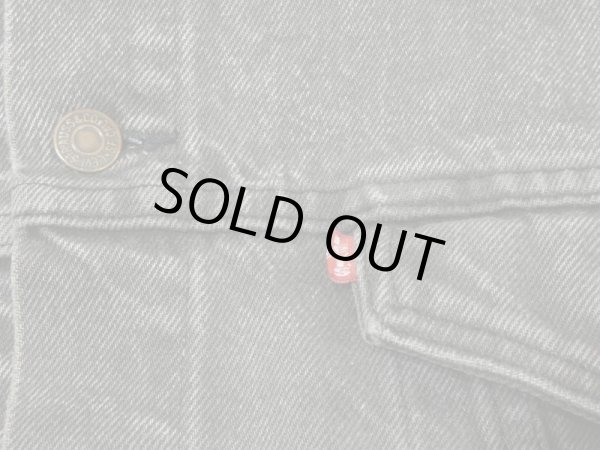 画像6: 80s Levi's 70507-0253 ACID BLACK DENIM JACKET GJ MADE IN USA (6)