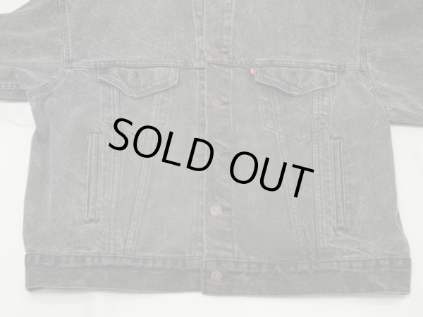 画像5: 80s Levi's 70507-0253 ACID BLACK DENIM JACKET GJ MADE IN USA (5)