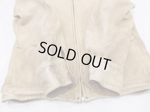 画像14: 30s 40s Mid Western SPORT TOGS BUCK SKIN LEATHER SPORTS JACKET (14)