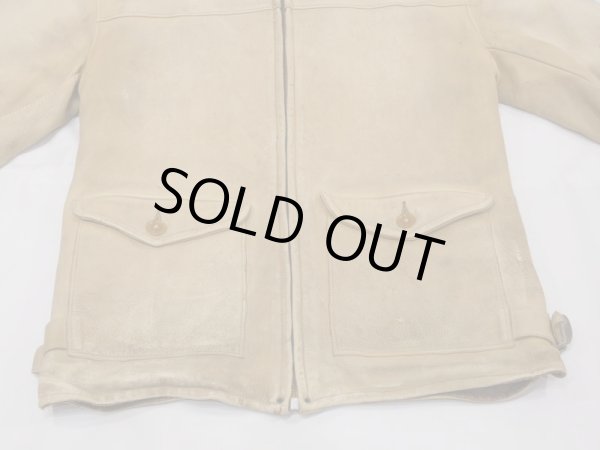 画像8: 30s 40s Mid Western SPORT TOGS BUCK SKIN LEATHER SPORTS JACKET (8)