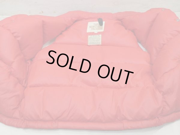 画像11: 70s 80s THE NORTH FACE BROWN TAG RIP STOP NYLON DOWN VEST (11)