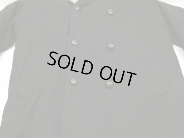 画像6: 50s 60s Sir Jac SHAWL COLLAR WOOL GANG COAT (6)