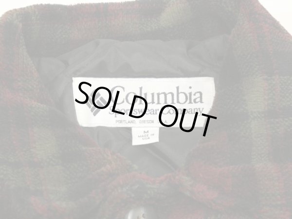 画像3: 90s Columbia Sportswear Co.PLAID FLEECE JACKET with QUILTING LINER MADE IN USA (3)