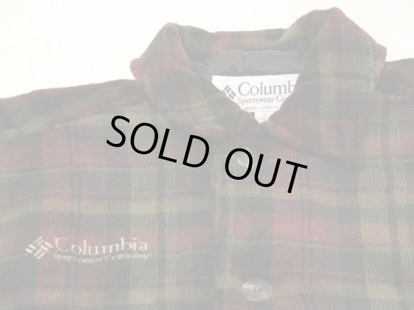 画像4: 90s Columbia Sportswear Co.PLAID FLEECE JACKET with QUILTING LINER MADE IN USA (4)