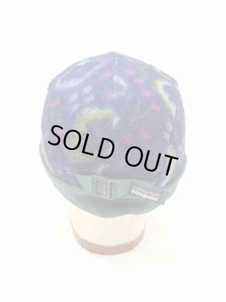 画像4: 90s F4 Patagonia TAPESTRY PATTERN DUCK BILL SYNCHILLA FLEECE CAP MADE IN USA (4)