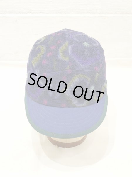 画像2: 90s F4 Patagonia TAPESTRY PATTERN DUCK BILL SYNCHILLA FLEECE CAP MADE IN USA (2)