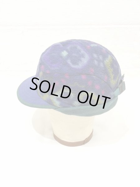 画像3: 90s F4 Patagonia TAPESTRY PATTERN DUCK BILL SYNCHILLA FLEECE CAP MADE IN USA (3)