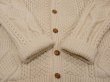 画像7: 70s Abbey KNITWEAR ARAN FISHERMAN CARDIGAN MADE IN CLARENBRIDGE EIRE （IRELAND) (7)