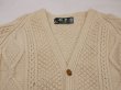 画像4: 70s Abbey KNITWEAR ARAN FISHERMAN CARDIGAN MADE IN CLARENBRIDGE EIRE （IRELAND) (4)