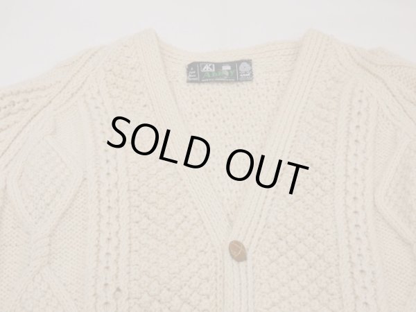 画像4: 70s Abbey KNITWEAR ARAN FISHERMAN CARDIGAN MADE IN CLARENBRIDGE EIRE (IRELAND) (4)