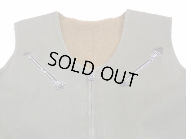 画像5: KOREA WAR 50s US ARMY CIVILIAN PERSONAL ODER TAILOR MADE TANKER VEST (5)