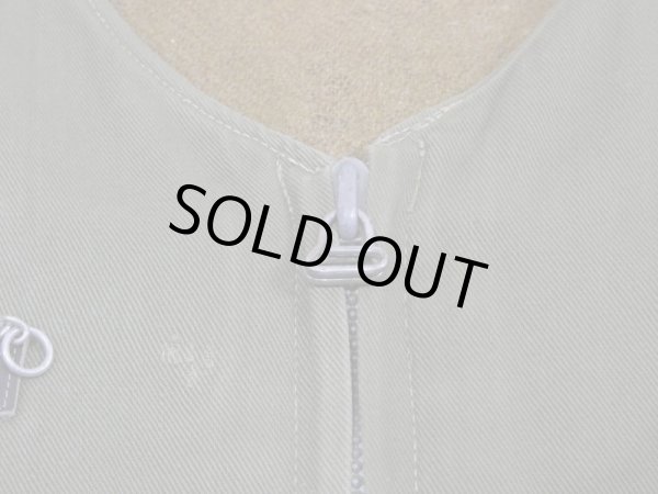 画像7: KOREA WAR 50s US ARMY CIVILIAN PERSONAL ODER TAILOR MADE TANKER VEST (7)