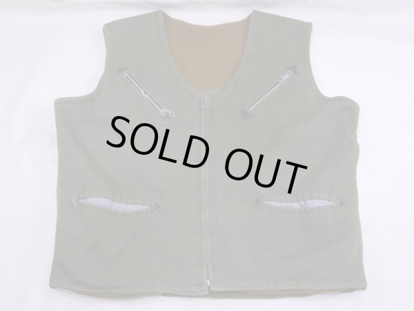 画像4: KOREA WAR 50s US ARMY CIVILIAN PERSONAL ODER TAILOR MADE TANKER VEST (4)