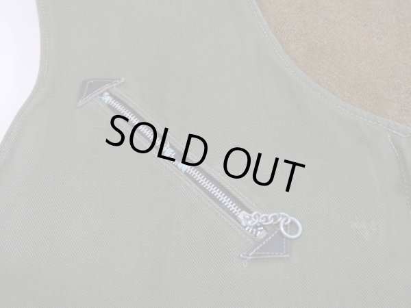 画像6: KOREA WAR 50s US ARMY CIVILIAN PERSONAL ODER TAILOR MADE TANKER VEST (6)