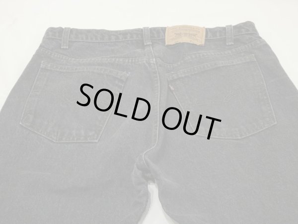 画像10: 80s Levi's 505 YARN DYED BLACK DENIM PANTS MADE IN USA (10)