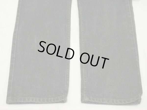 画像9: 80s Levi's 505 YARN DYED BLACK DENIM PANTS MADE IN USA (9)