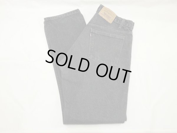 画像3: 80s Levi's 505 YARN DYED BLACK DENIM PANTS MADE IN USA (3)