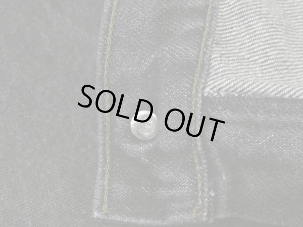 画像6: 80s Levi's 505 YARN DYED BLACK DENIM PANTS MADE IN USA (6)