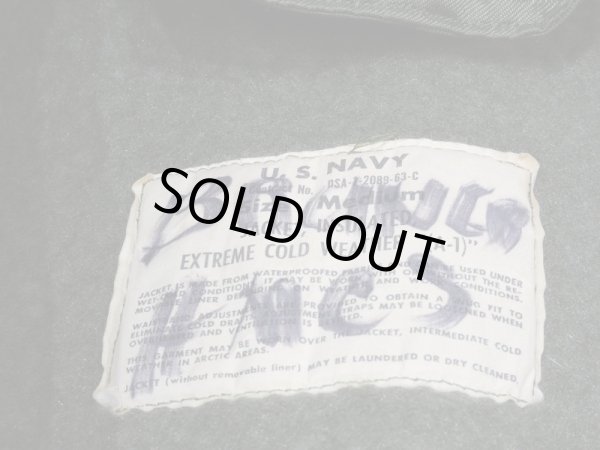 画像15: 60s '63 US NAVY USN ECW  A-1 DECK JACKET with FLOAT LINER DEAD STOCK NOS ? (15)