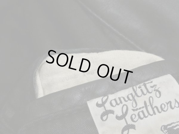 画像13: 80s Langlitz Leathers Columbia LEATHER JACKET (13)