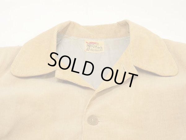 画像4: 40s 〜 La Playa Marlboro CORDUROY HALF COAT with CHANGE POCKET (4)