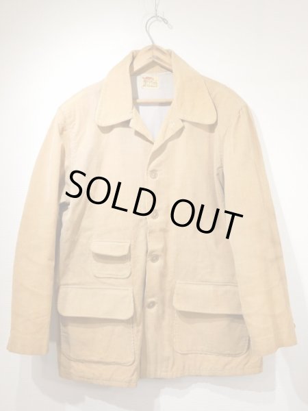 画像1: 40s 〜 La Playa Marlboro CORDUROY HALF COAT with CHANGE POCKET (1)