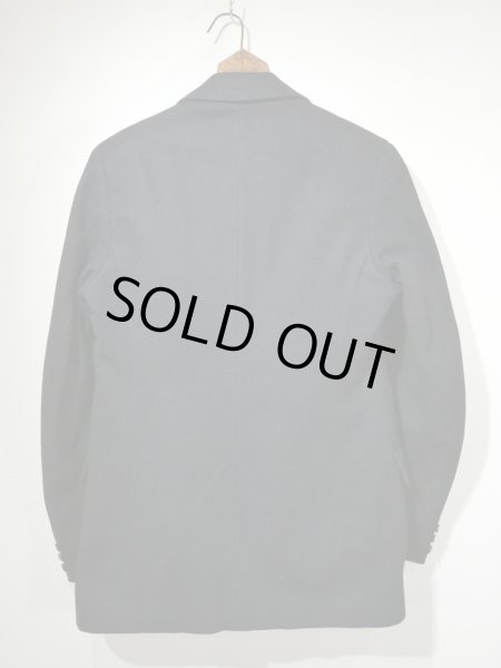 画像2: 〜 30s UNKNOWN PEAKED LAPEL BESPOKE WOOL TAILORED JACKET (2)