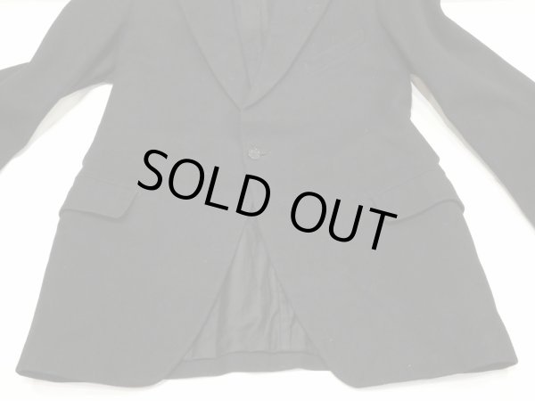 画像4: 〜 30s UNKNOWN PEAKED LAPEL BESPOKE WOOL TAILORED JACKET (4)