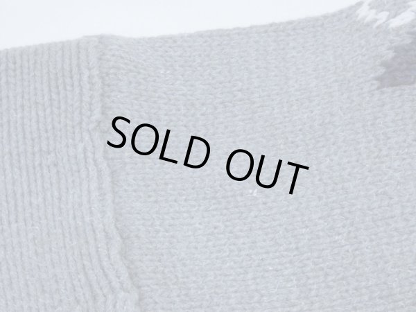 画像10: 80s 90s OLD GAP SNOW PATTERN BICOLOR BOTTLE NECK COTTON KNIT SWEATER (10)