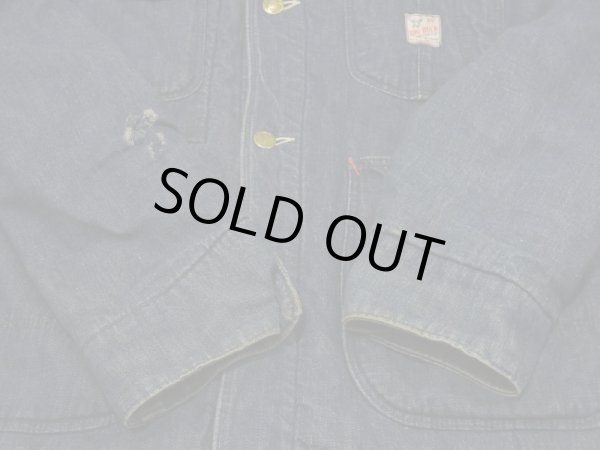画像9: 50s 60s BIG BUCK ELY&WALKER DENIM CHORE JACKET COVERALL with BLANKET (9)