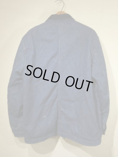 画像2: 50s 60s BIG BUCK ELY&WALKER DENIM CHORE JACKET COVERALL with BLANKET (2)