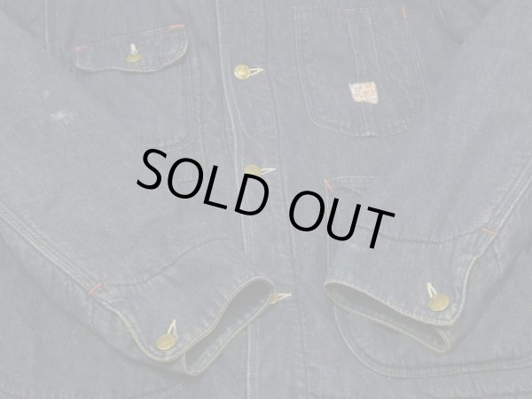 画像8: 50s 60s BIG BUCK ELY&WALKER DENIM CHORE JACKET COVERALL with BLANKET (8)