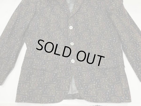 画像4: 60s Capps Clothes BATIK PATTERN TAILORED JACKET (4)