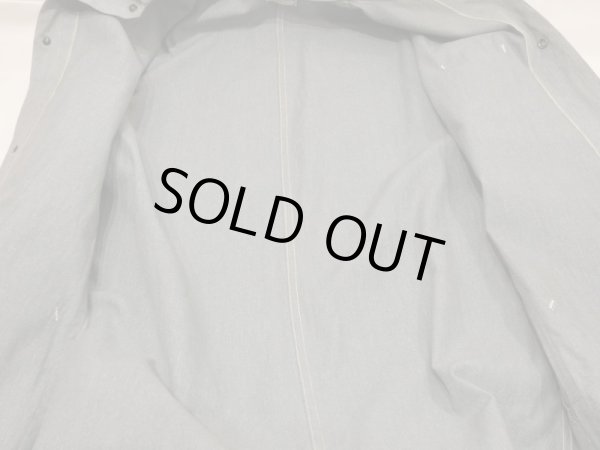 画像11: 40s Carter's Watch the Wear GRAY GREEN COVERT SHOP ENGINEER COAT with PAPER TAG DEAD STOCK (11)