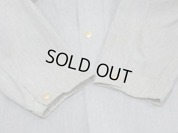 画像10: 40s Carter's Watch the Wear GRAY GREEN COVERT SHOP ENGINEER COAT with PAPER TAG DEAD STOCK (10)