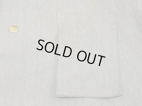 画像6: 40s Carter's Watch the Wear GRAY GREEN COVERT SHOP ENGINEER COAT with PAPER TAG DEAD STOCK (6)