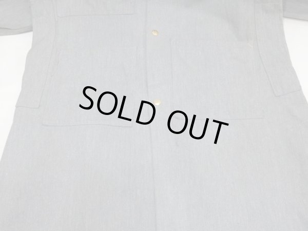 画像8: 40s Carter's Watch the Wear GRAY GREEN COVERT SHOP ENGINEER COAT with PAPER TAG DEAD STOCK (8)