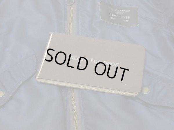 画像17: 50s US AIR FORCE USAF L-2A FLIGHT JACKET with PILOT'S LOG BOOK (17)