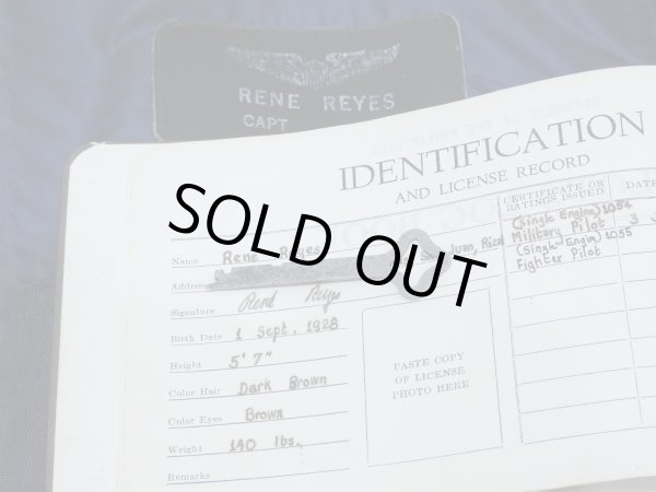 画像18: 50s US AIR FORCE USAF L-2A FLIGHT JACKET with PILOT'S LOG BOOK (18)