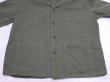 画像5: 40s 50s US ARMY CIVILIAN COTTON TWILL UTILITY CHORE JACKET (5)