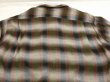 画像9: 60s ARROW CHEVELLA OMBRE SHADOW CHECK RAYON OPEN COLLAR BOX SHIRT XL (9)