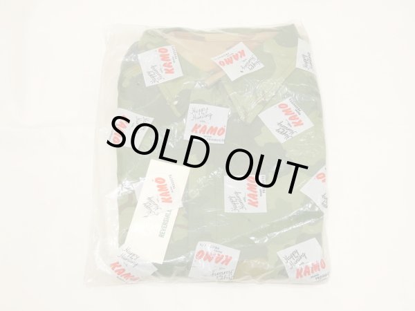 画像1: 60s KAMO MITCHELL PATTERN LEAF CAMO REVERSIBLE JACKET DEAD STOCK with PACKAGE (1)