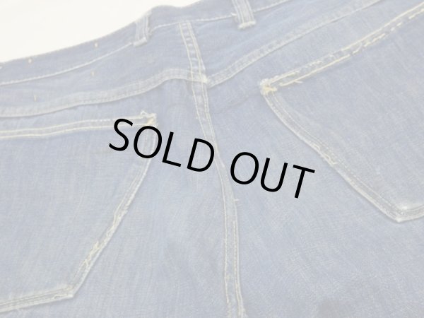 画像15: 40s MONTGOMERY WARD 101 5 POCKET DENIM PANTS with CROTCH RIVET (15)